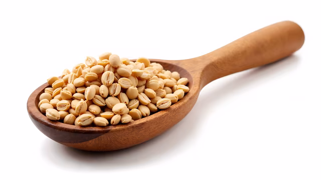 Wooden Spoon with Peanuts