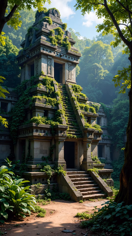 Ancient Ruins Illustration