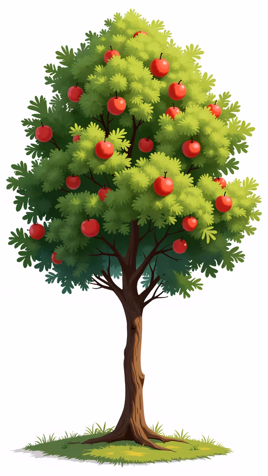 Apple Tree Illustration