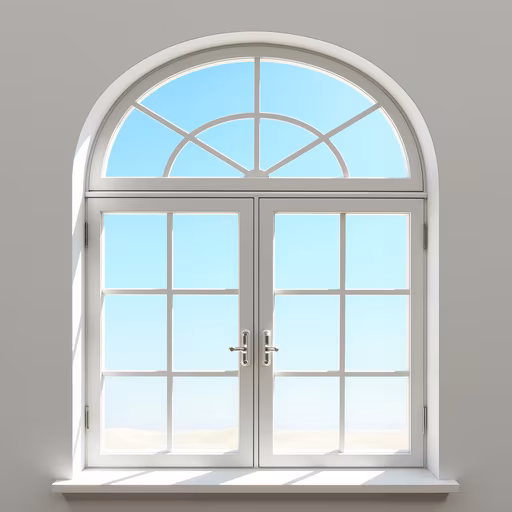 Arched Window with Panoramic View