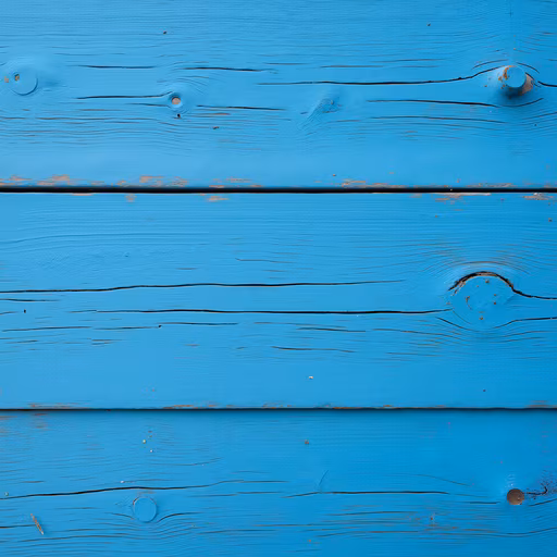 Blue Wooden Planks