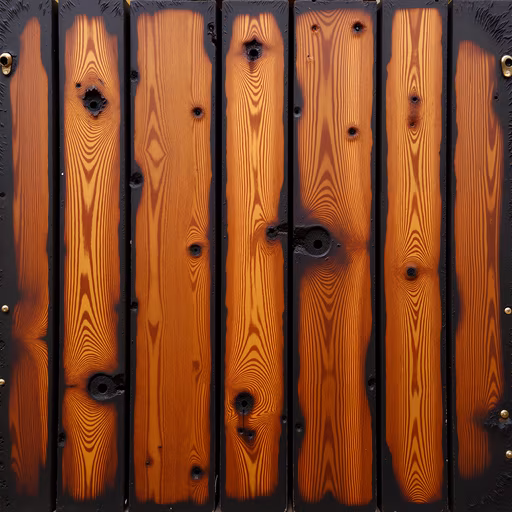 Burnt Wood Panels