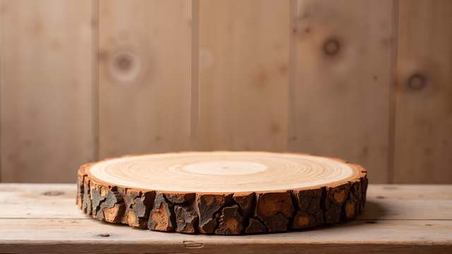 Circular Wooden Plank
