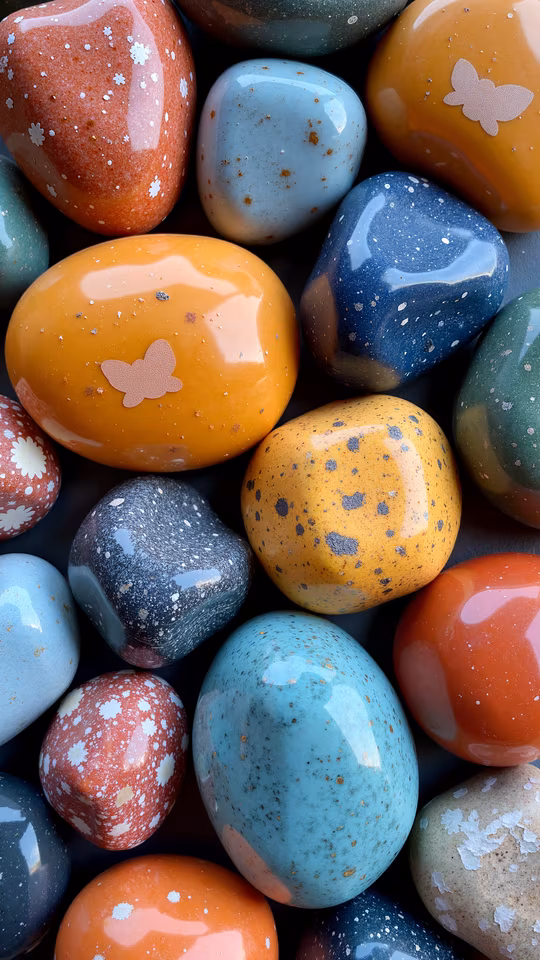 Colorful Speckled Stones
