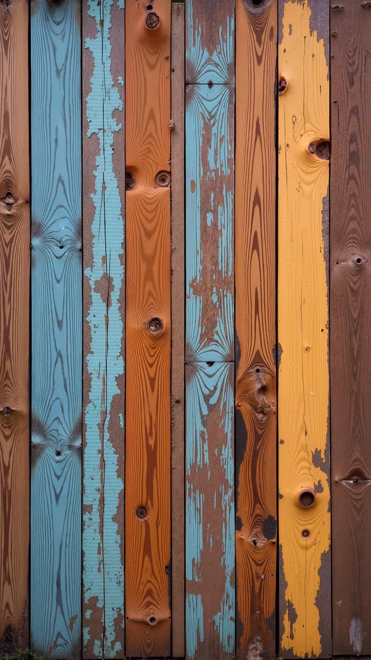 Colorful Wooden Planks