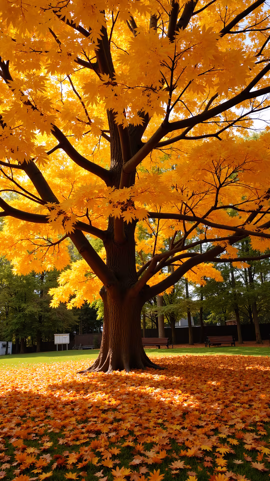 Golden Autumn Tree