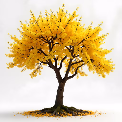 Golden Tree Illustration