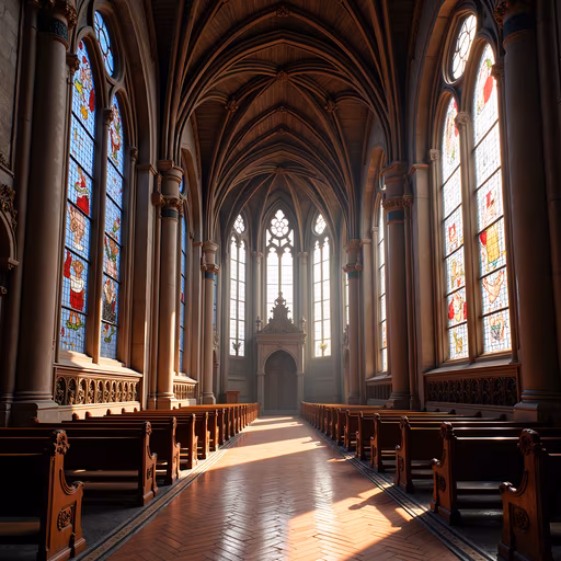 Gothic Cathedral Interior