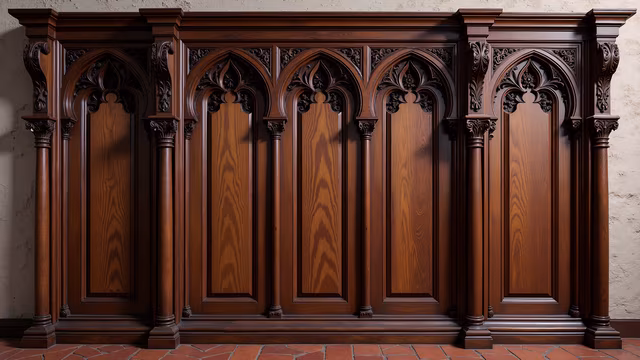 Gothic Wooden Altar