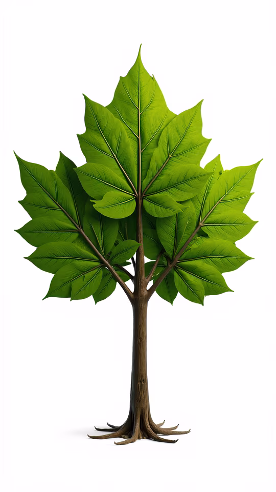 Green Leaf Tree Illustration