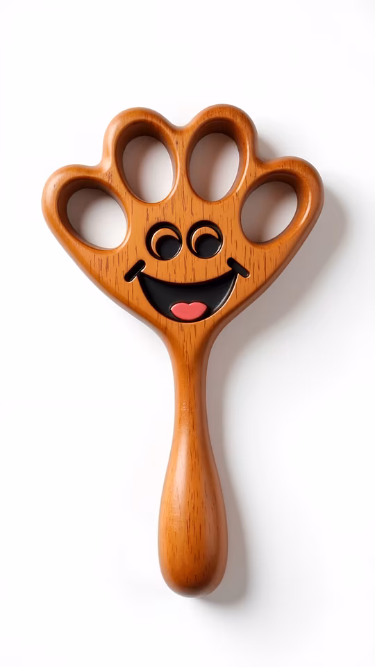 Happy Wooden Hand