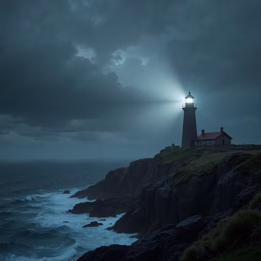 Lighthouse in Storm