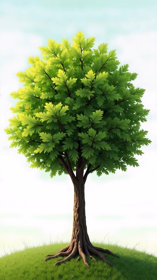 Lush Green Tree Illustration