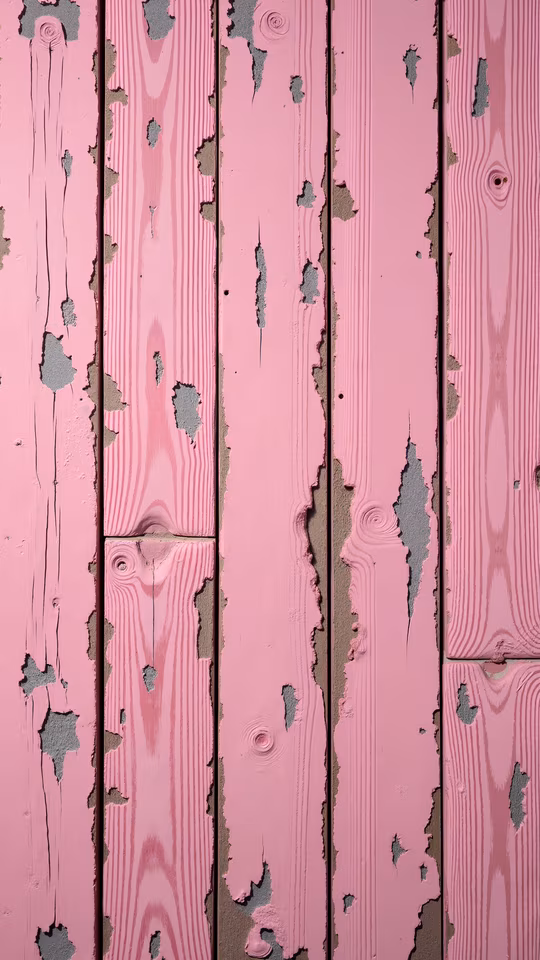 Pink Peeling Wood