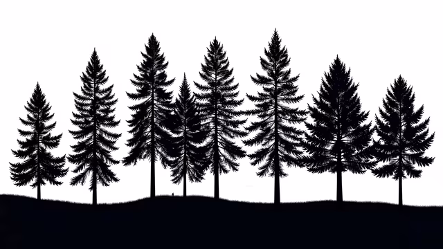 Silhouette Forest