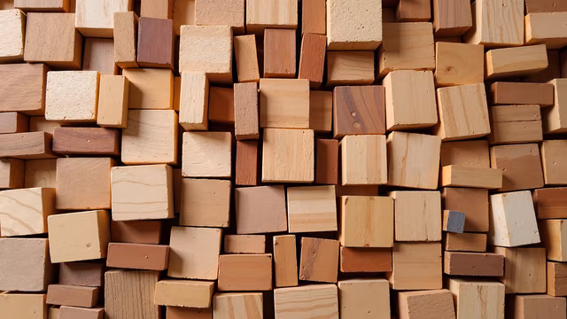 Stacked Wooden Blocks