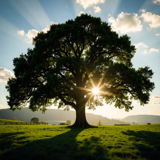 Sunlit Tree