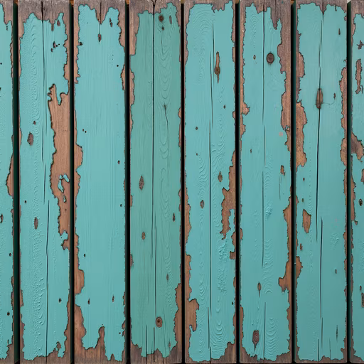 Weathered Teal Planks