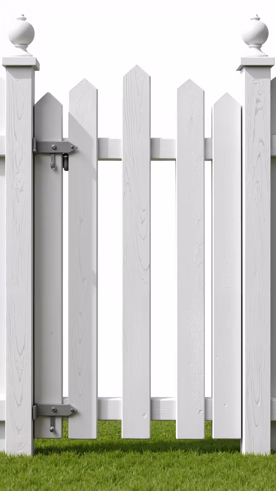 White Wooden Fence