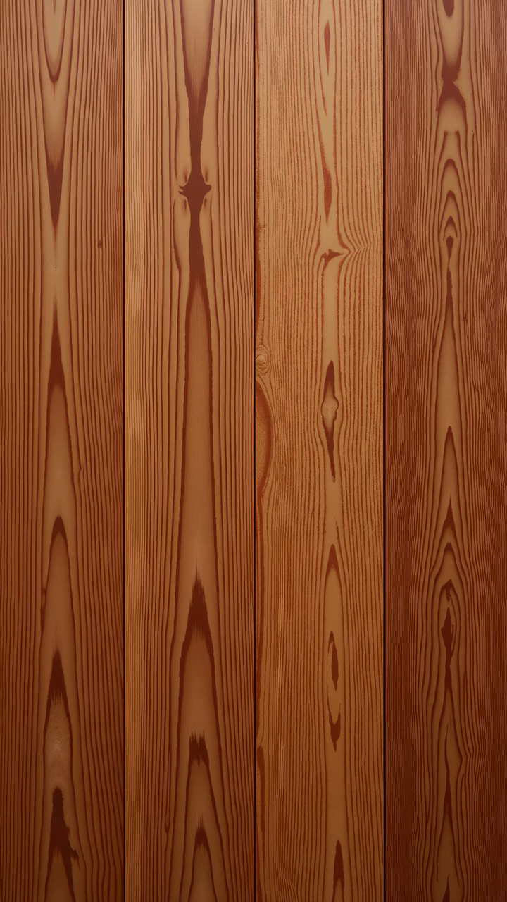 Detailed wood grain illustration with warm tones and natural patterns.