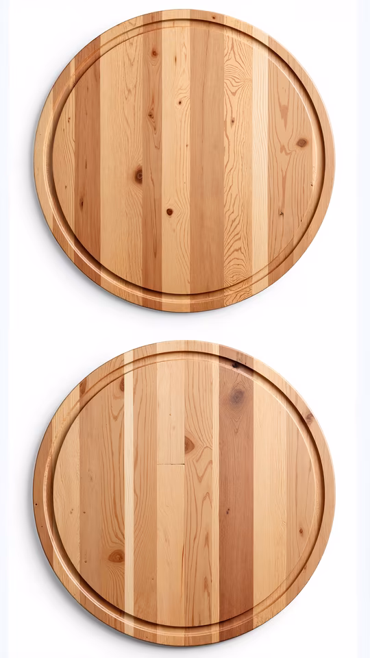 Wooden Cutting Board Illustration