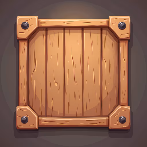 Wooden Door Illustration