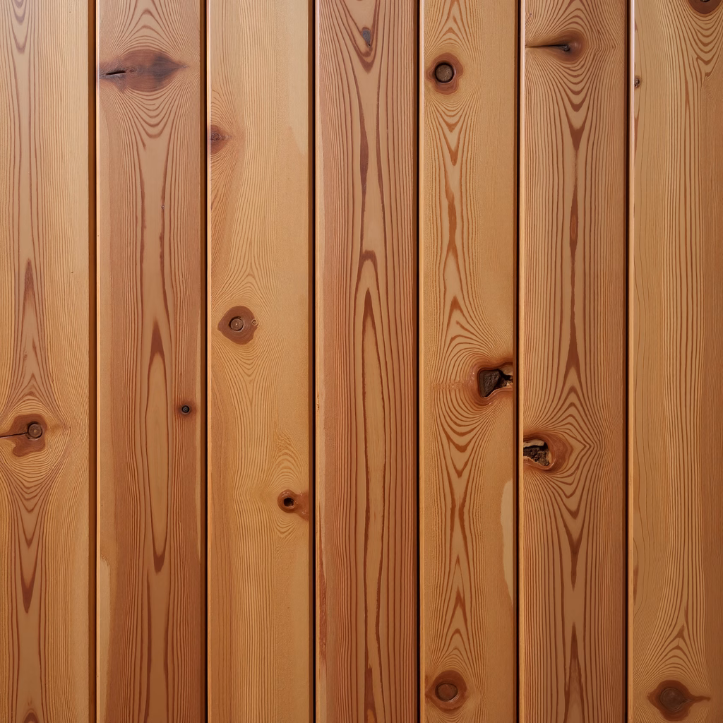 Close-up of wooden planks with intricate grain patterns and warm tones.