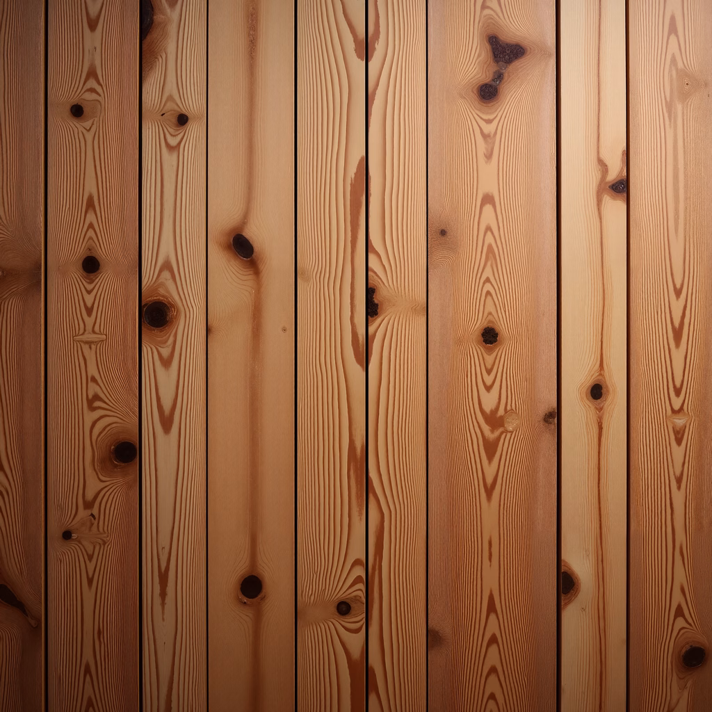 Close-up of wooden planks with intricate grain patterns and warm tones.