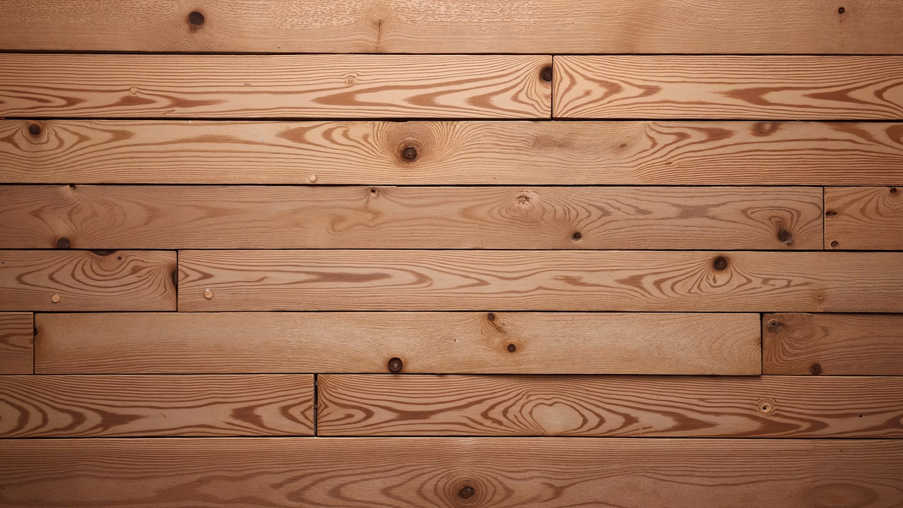 Horizontal wooden planks with natural grain patterns and knots.