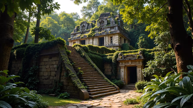 Abandoned Mansion in Nature