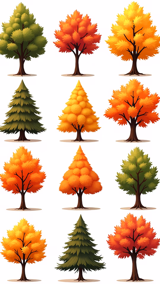 Autumn Trees Illustration