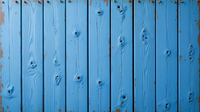 Blue Wooden Planks