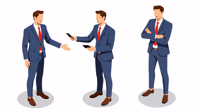 Business Connections - Illustration