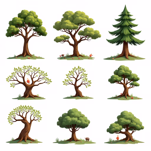 Cartoon Trees