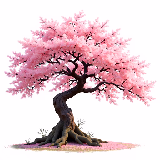 Cherry Blossom Illustration