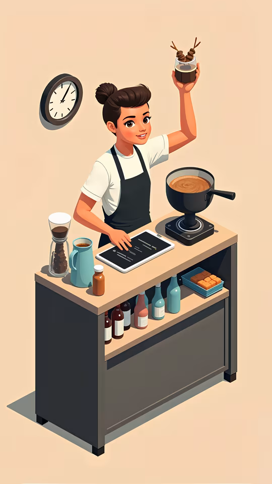 Coffee Shop Illustration