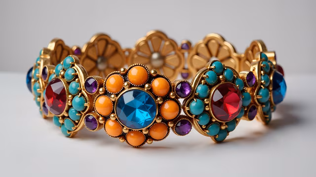 Colorful Gemstone Bracelet