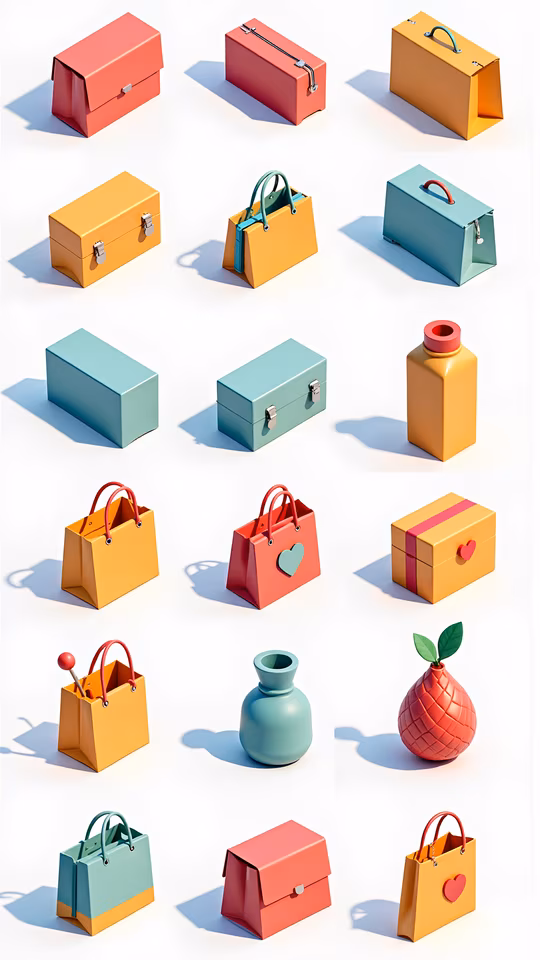 Colorful Minimalist Accessories