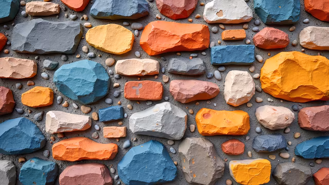 Colorful Stones Illustration