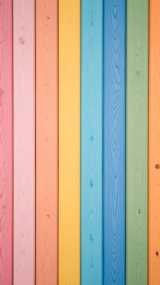 Colorful Wooden Panels