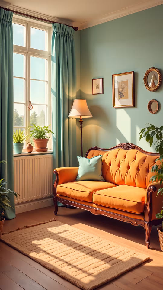 Cozy Living Room Illustration