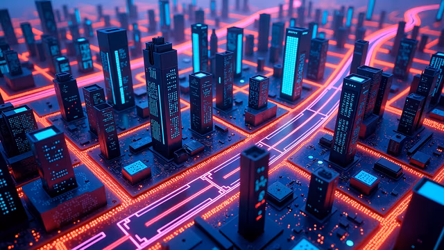 Cyber City Illustration