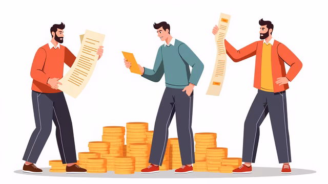 Financial Negotiations Illustration
