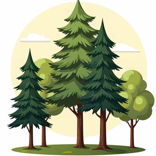 Forest Scene Illustration