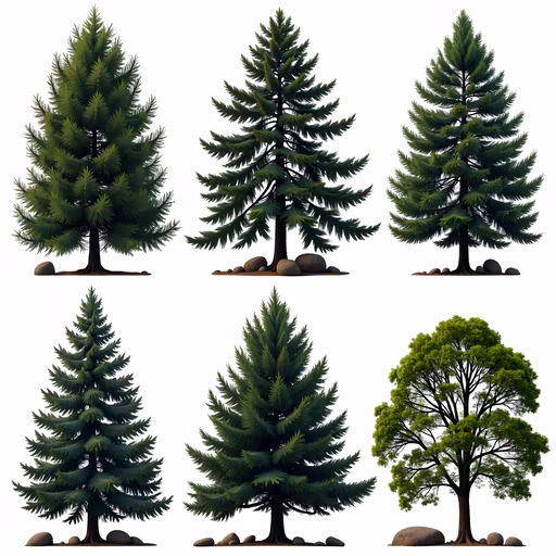 Forest Trees Illustration