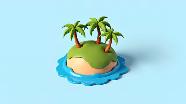 Island Paradise Illustration
