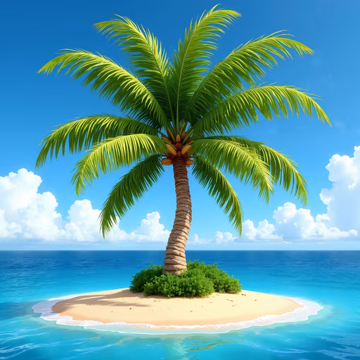 Island Paradise Illustration