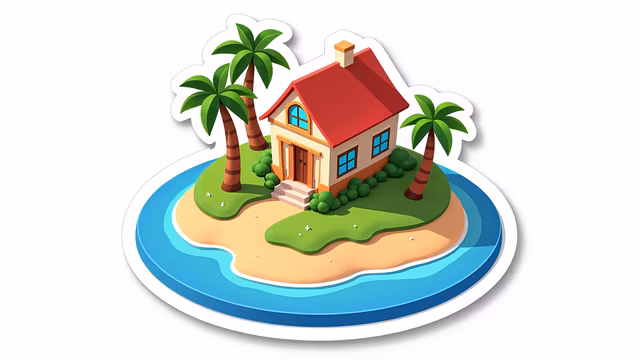 Island Retreat Illustration
