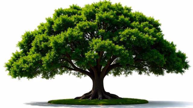 Lush Green Tree Illustration