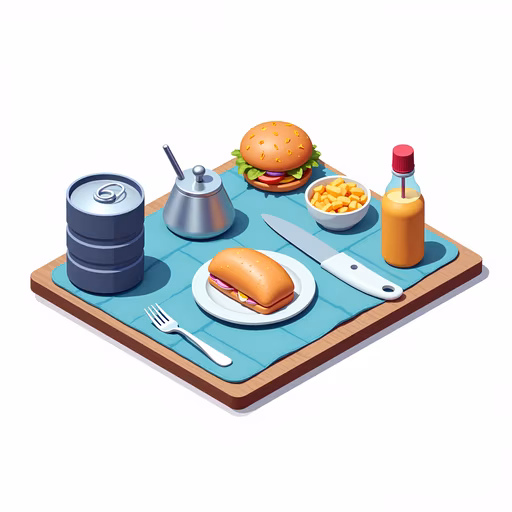 Meal Time Illustration